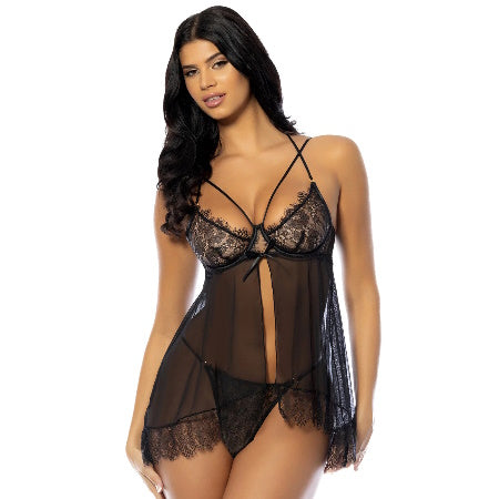 BABYDOLL MESH ENCAJE