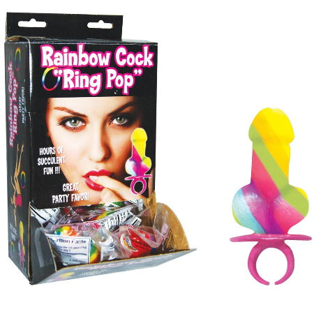 RAINBOW COCK RING POP